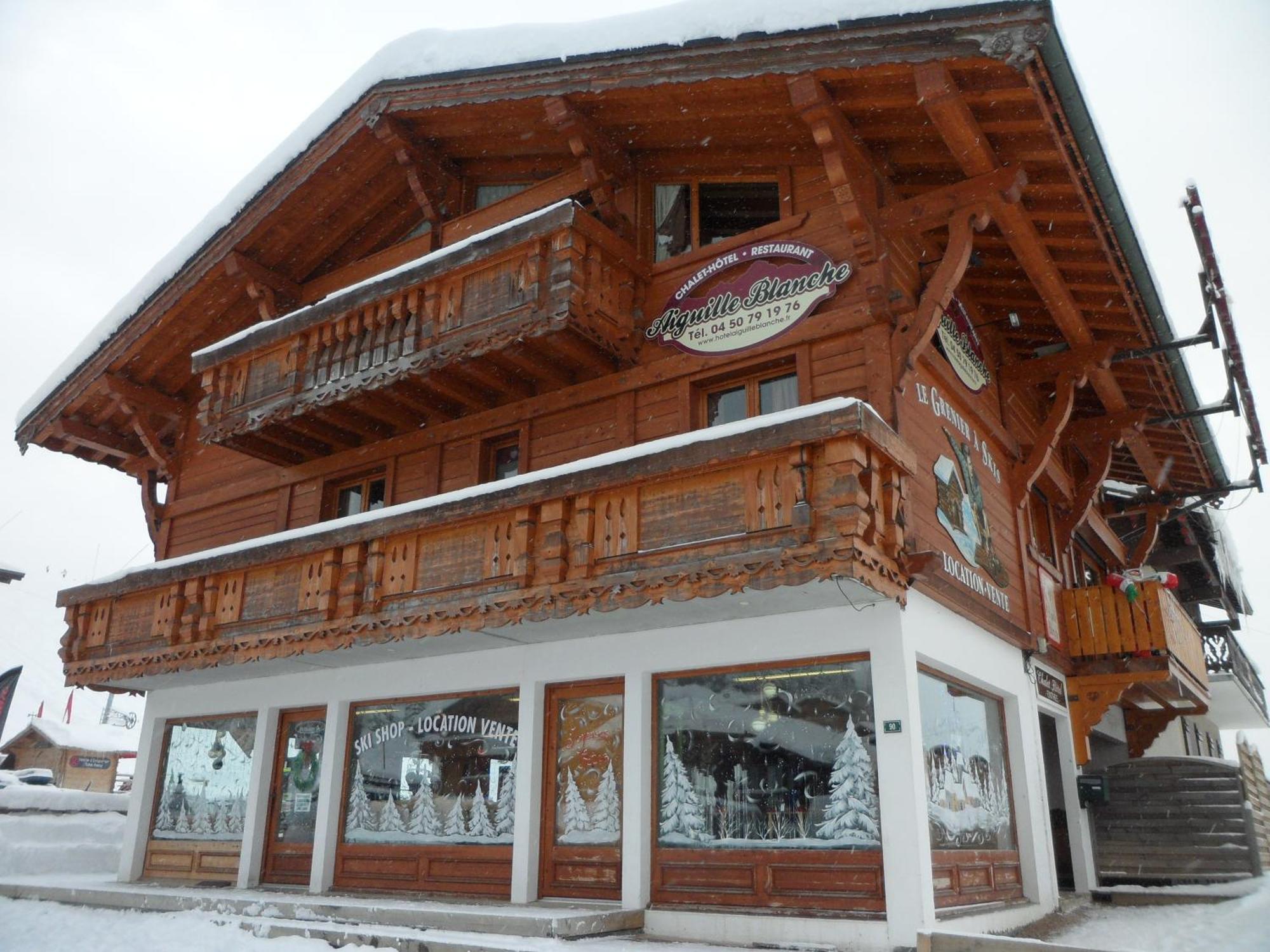 Chalet Hotel Aiguille Blanche Logis Les Gets Eksteriør bilde