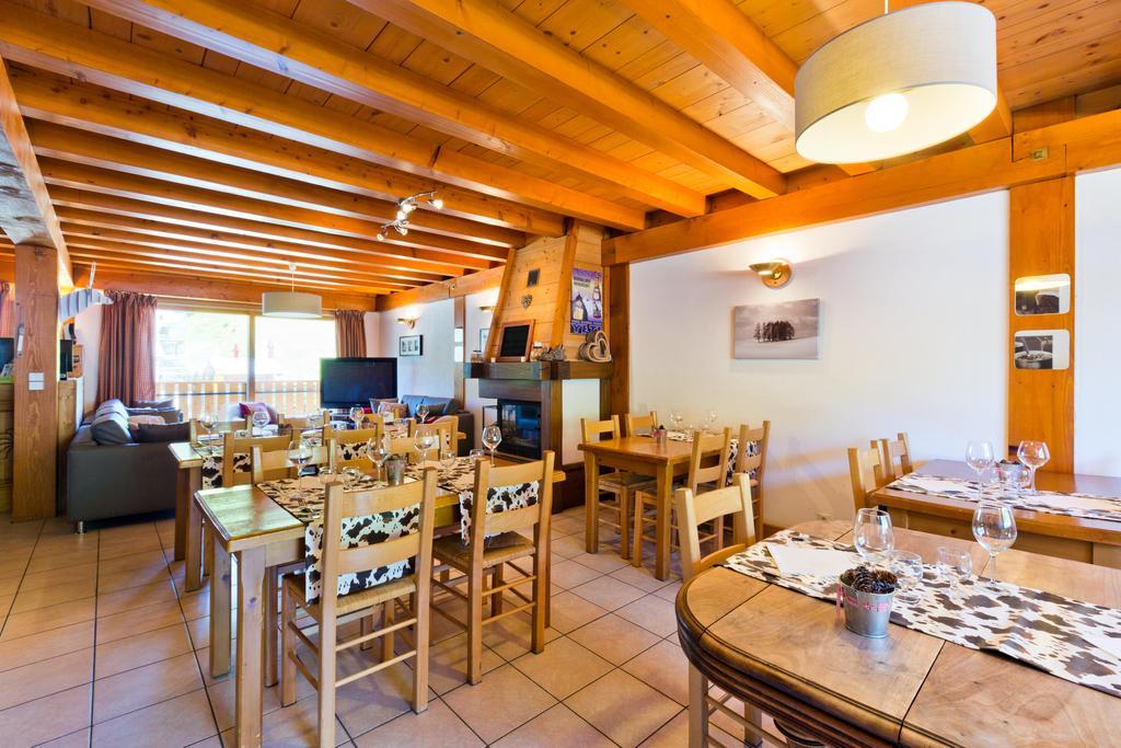 Chalet Hotel Aiguille Blanche Logis Les Gets Eksteriør bilde