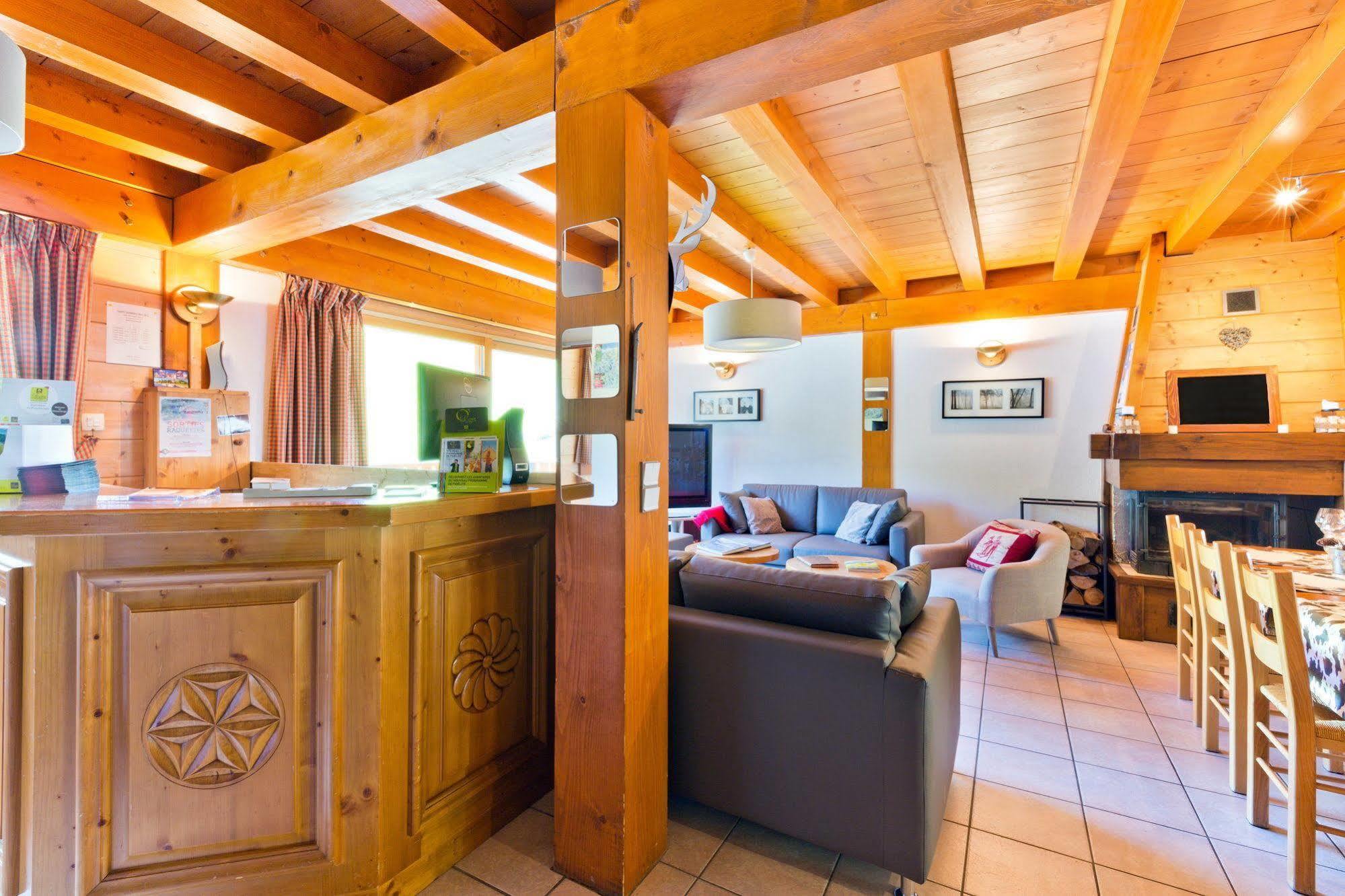 Chalet Hotel Aiguille Blanche Logis Les Gets Eksteriør bilde