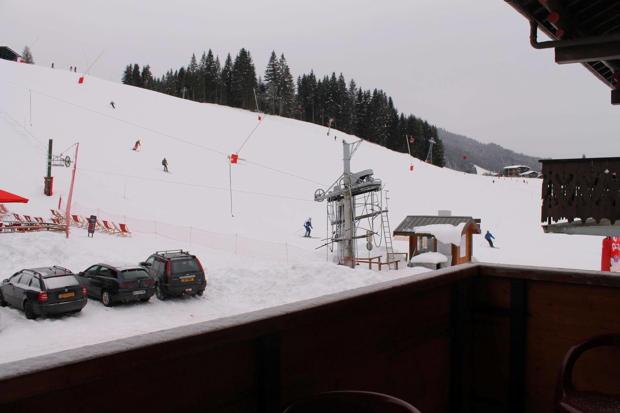 Chalet Hotel Aiguille Blanche Logis Les Gets Eksteriør bilde