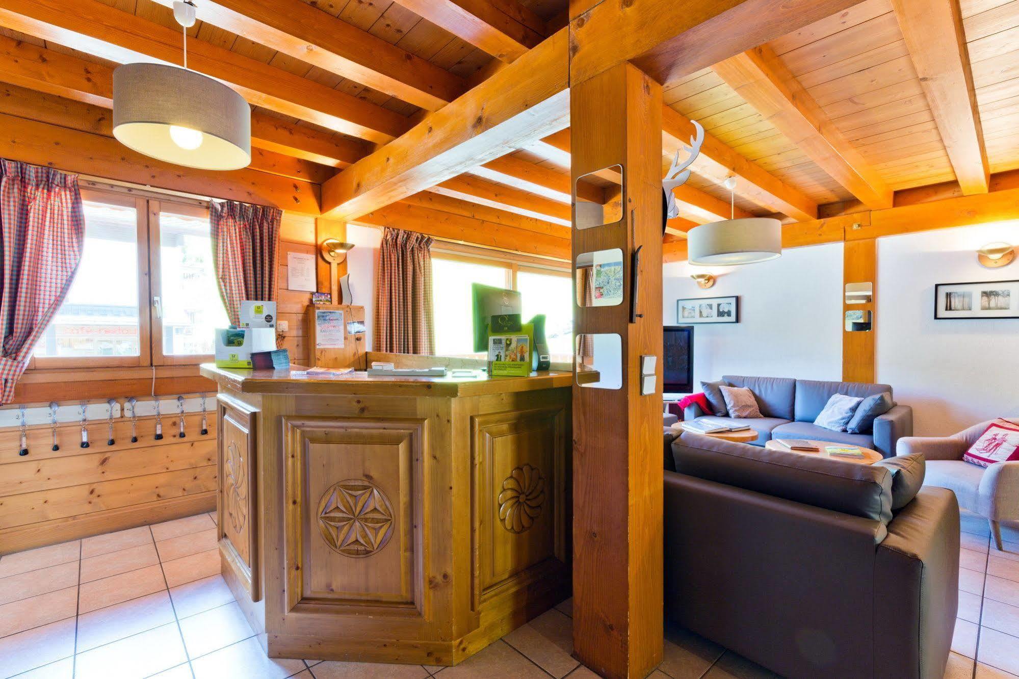 Chalet Hotel Aiguille Blanche Logis Les Gets Eksteriør bilde