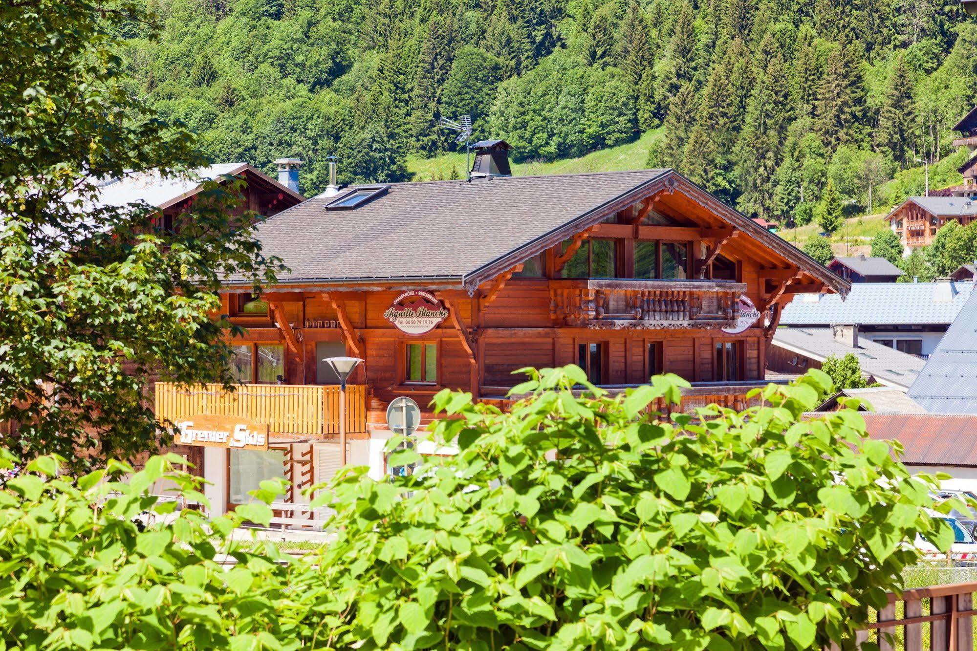 Chalet Hotel Aiguille Blanche Logis Les Gets Eksteriør bilde