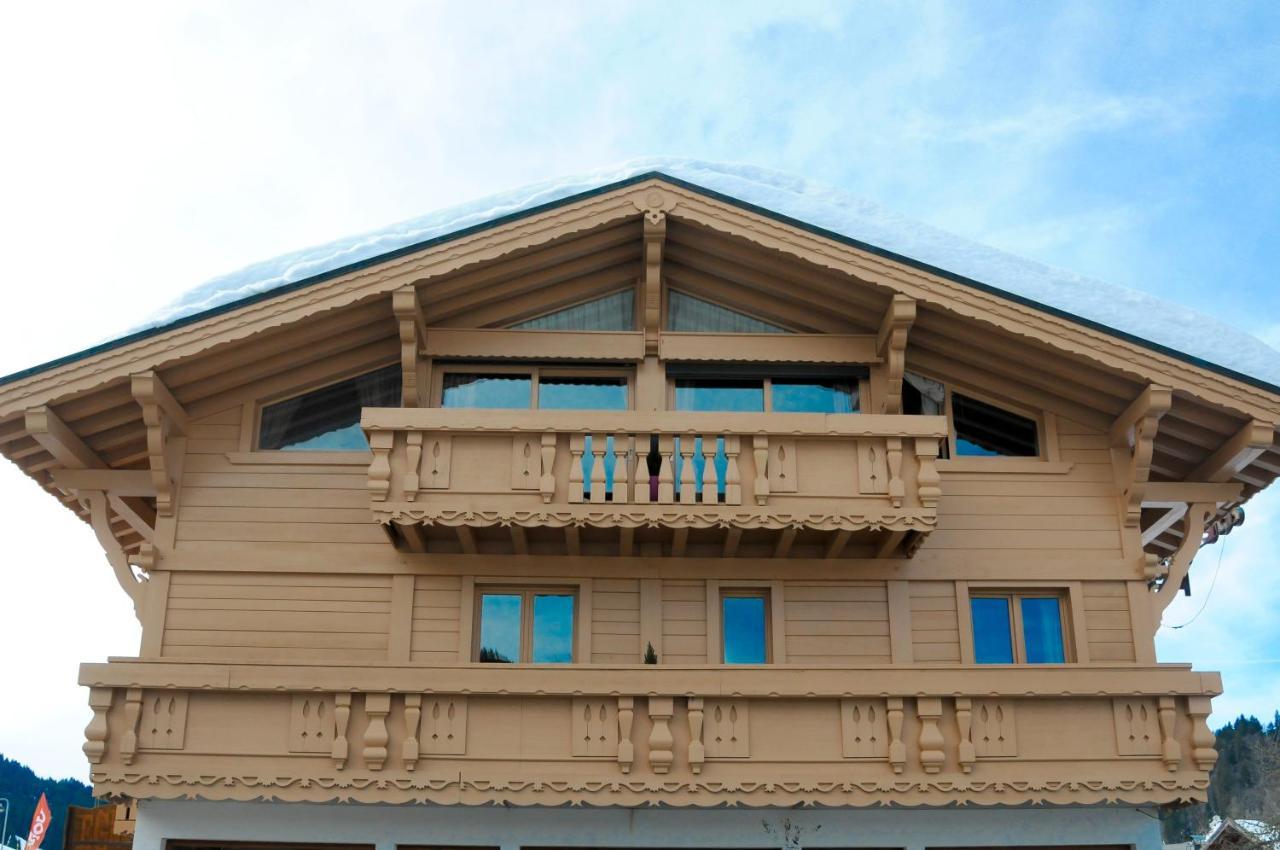 Chalet Hotel Aiguille Blanche Logis Les Gets Eksteriør bilde